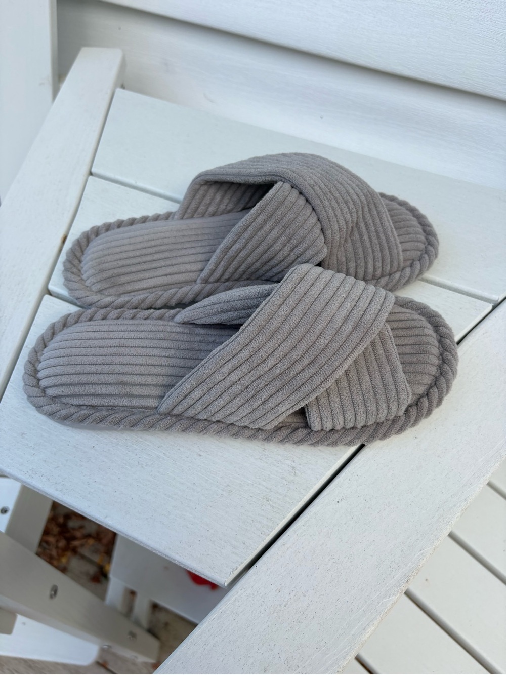 Women’s Corduroy Memory Foam Slippers